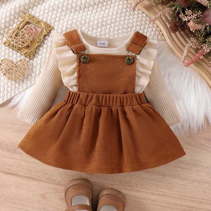 2PCS Autumn Baby Outfit – Hoodie & Pants Set (0–18M)