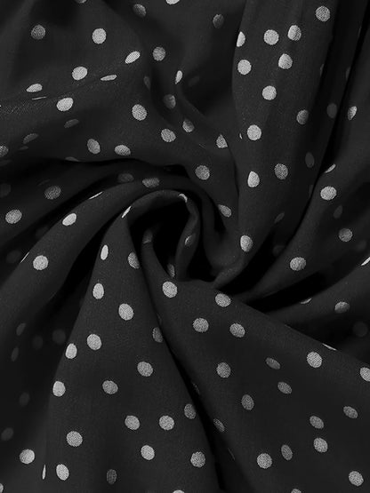 Fitshinling Bohemian Summer Maxi Dress Women Polka Dot Sleeveless Sundress Slim A Line Vintage Long Dresses Holiday Vestidos New