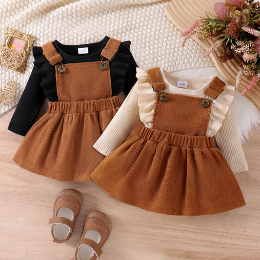 2PCS Autumn Baby Outfit – Hoodie & Pants Set (0–18M)