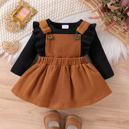 2PCS Autumn Baby Outfit – Hoodie & Pants Set (0–18M)